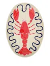 Amuse La Bouche Lobster Ceramic Platter In Multi