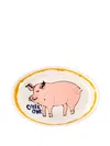 Amuse La Bouche Pig Oval Platter (41x29cm) In Multi