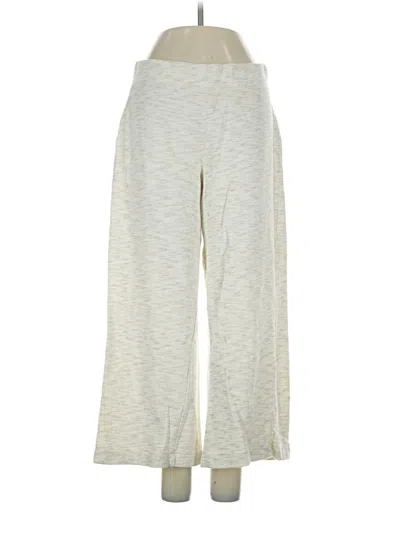 Pre-owned Amuse Society Active Pants In Ivory
