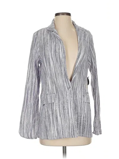 Pre-owned Amuse Society Blazer Jacket In Silver
