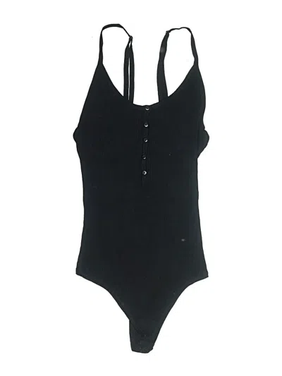 Pre-owned Amuse Society Bodysuit In Black