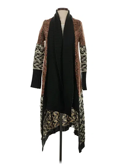 Pre-owned Amuse Society Cardigan Sweater In Black