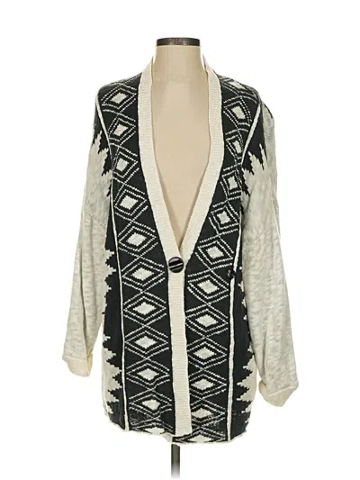 Pre-owned Amuse Society Cardigan Sweater In Ivory