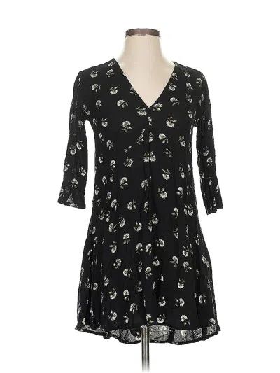 Pre-owned Amuse Society Casual Dress In Black