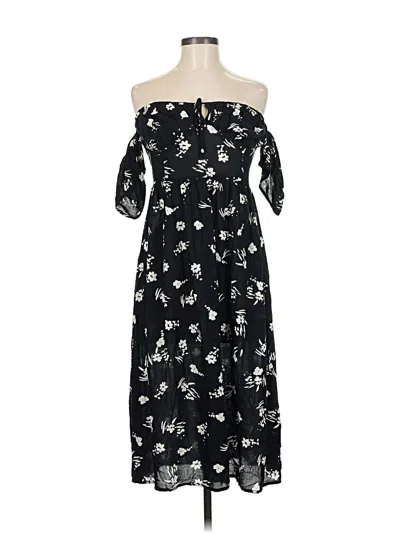 Pre-owned Amuse Society Casual Dress In Black