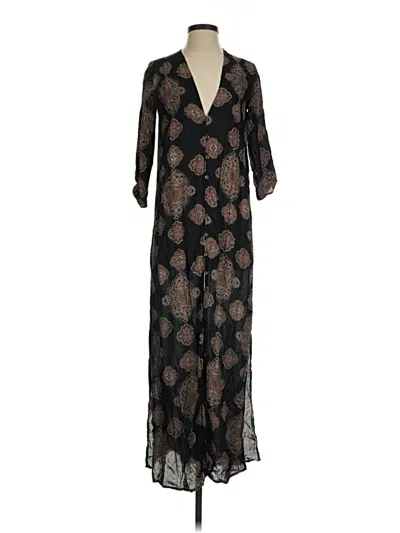 Pre-owned Amuse Society Casual Dress In Black