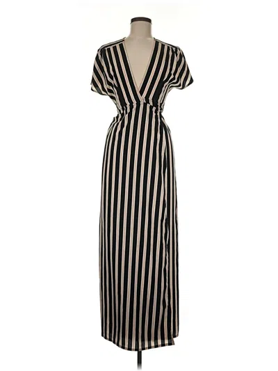 Pre-owned Amuse Society Casual Dress In Black