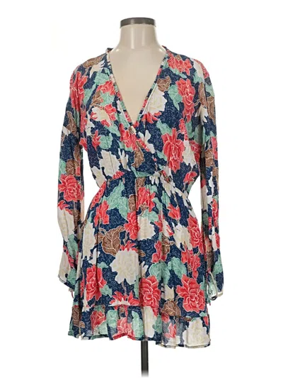 Pre-owned Amuse Society Casual Dress In Blue