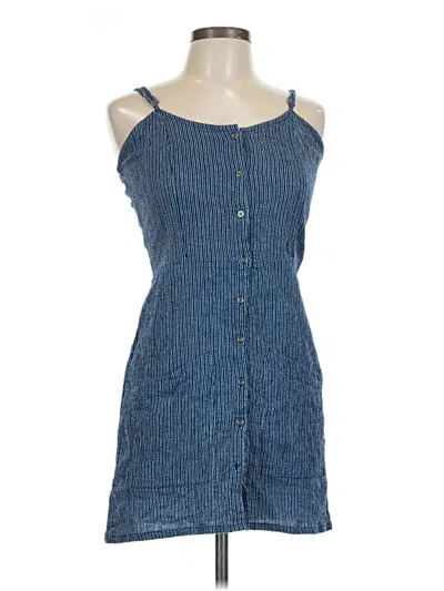 Pre-owned Amuse Society Casual Dress In Blue