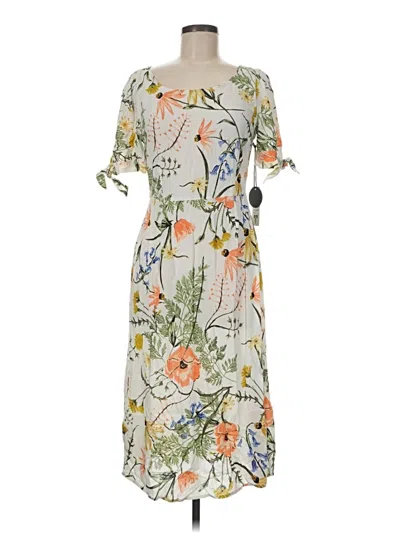 Pre-owned Amuse Society Casual Dress In Ivory