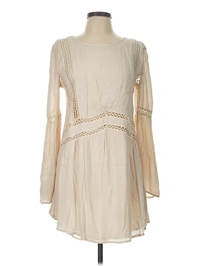 Pre-owned Amuse Society Casual Dress In Ivory