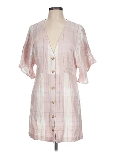 Pre-owned Amuse Society Casual Dress In Pink