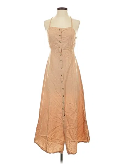 Pre-owned Amuse Society Casual Dress In Tan