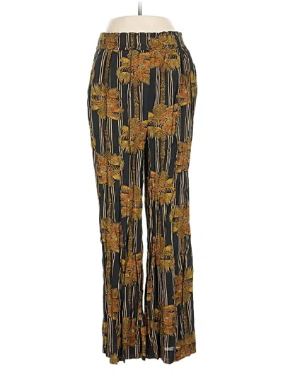 Pre-owned Amuse Society Casual Pants In Gold