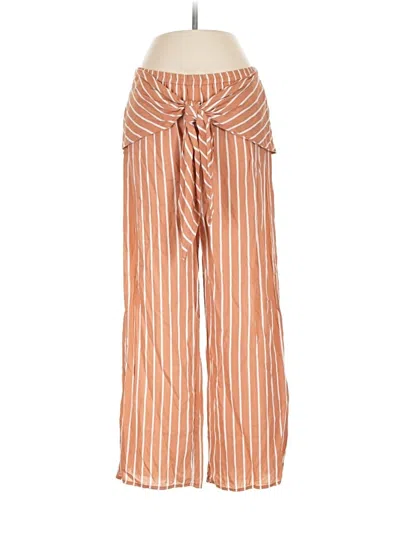 Pre-owned Amuse Society Casual Pants In Orange