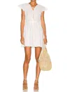 Amuse Society Cleo Woven Dress In White