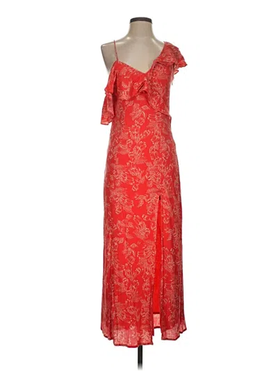 Pre-owned Amuse Society Cocktail Dress In Red