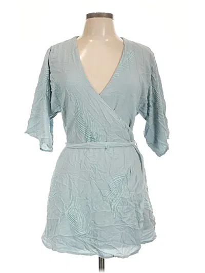 Pre-owned Amuse Society Cocktail Dress In Teal
