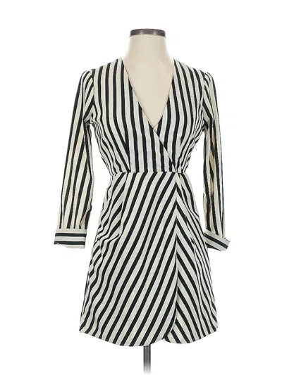 Pre-owned Amuse Society Cocktail Dress In White