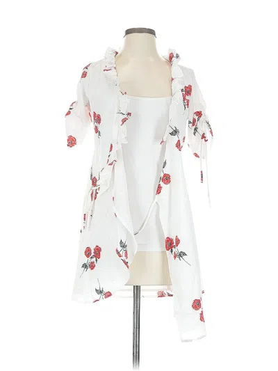 Pre-owned Amuse Society Cocktail Dress In White