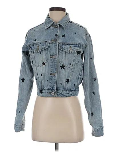 Pre-owned Amuse Society Denim Jacket In Blue