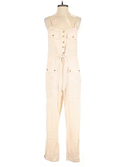 Pre-owned Amuse Society Jumpsuit In Ivory