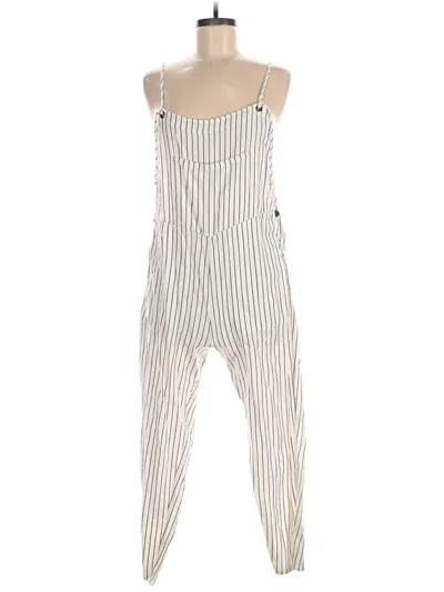 Pre-owned Amuse Society Jumpsuit In Ivory