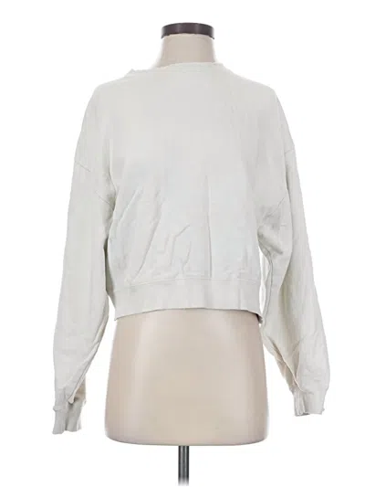 Pre-owned Amuse Society Long Sleeve Turtleneck In Silver