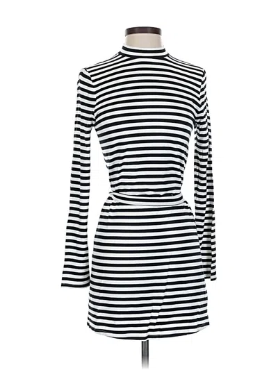 Pre-owned Amuse Society Long Sleeve Turtleneck In White