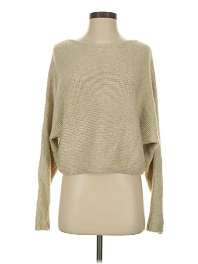 Pre-owned Amuse Society Pullover Sweater In Brown