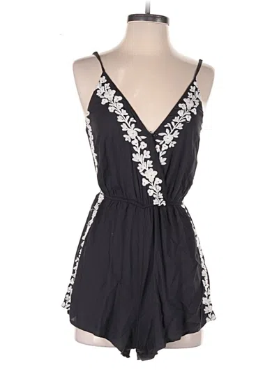 Pre-owned Amuse Society Romper In Black