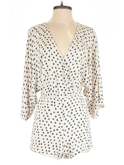 Pre-owned Amuse Society Romper In White