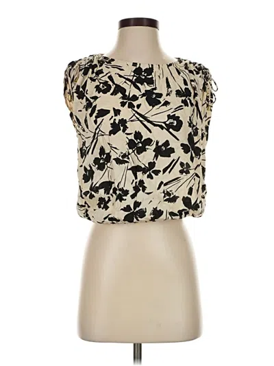 Pre-owned Amuse Society Sleeveless Blouse In Ivory
