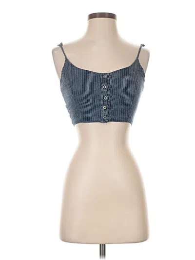 Pre-owned Amuse Society Sleeveless Top Blue Sweetheart Neckline Tops