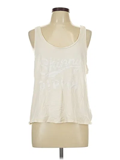Pre-owned Amuse Society Sleeveless T-shirt In Ivory