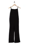 Amuse Society Sunbath Knit Jumpsuit In Black