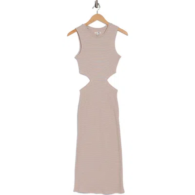 Amuse Society Sunshine Eyes Cutout Maxi Dress In Gray