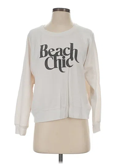 Pre-owned Amuse Society Sweatshirt In White