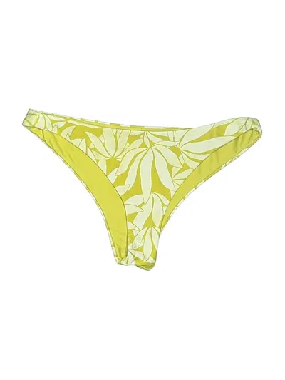Pre-owned Amuse Society Swimsuit Bottoms In Yellow
