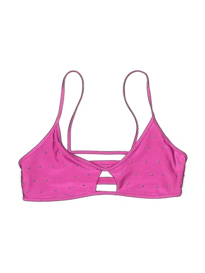 Pre-owned Amuse Society Swimsuit Top Pink Swimwear