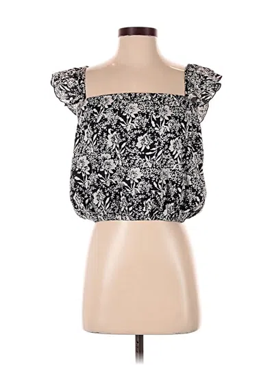 Pre-owned Amuse Society Tube Top Black Strapless Neckline Tops