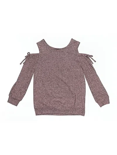 Pre-owned Amy Byer Kids' Pullover Sweater In Pink