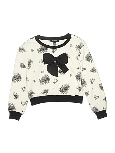 Pre-owned Amy Byer Kids' Pullover Sweater In White