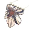 Amy Delson Jewelry Women's Pink / Purple / Silver Flora Enamel Flower Power Necklace