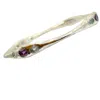 Amy Delson Jewelry Women's Silver / Pink / Purple Bella - Twelve Gemstone Purple Amethyst, Blue Topaz Silver Bangle