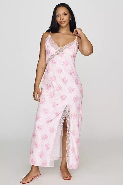 Amy Jane London Camille Midi Slip Dress In Multi