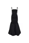 Amy Lynn Womens  Alexa Fishtail-hem Cotton-jersey Maxi Dress In Black