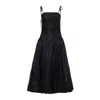 Amy Lynn Women's Alexa Black Lace Sequin Puffball Dress In Black