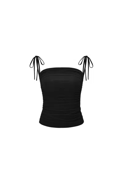 Amy Lynn Women's Alexa Black Tube Top