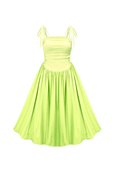 Amy Lynn Women's Alexa Lime Green Puffball Dress